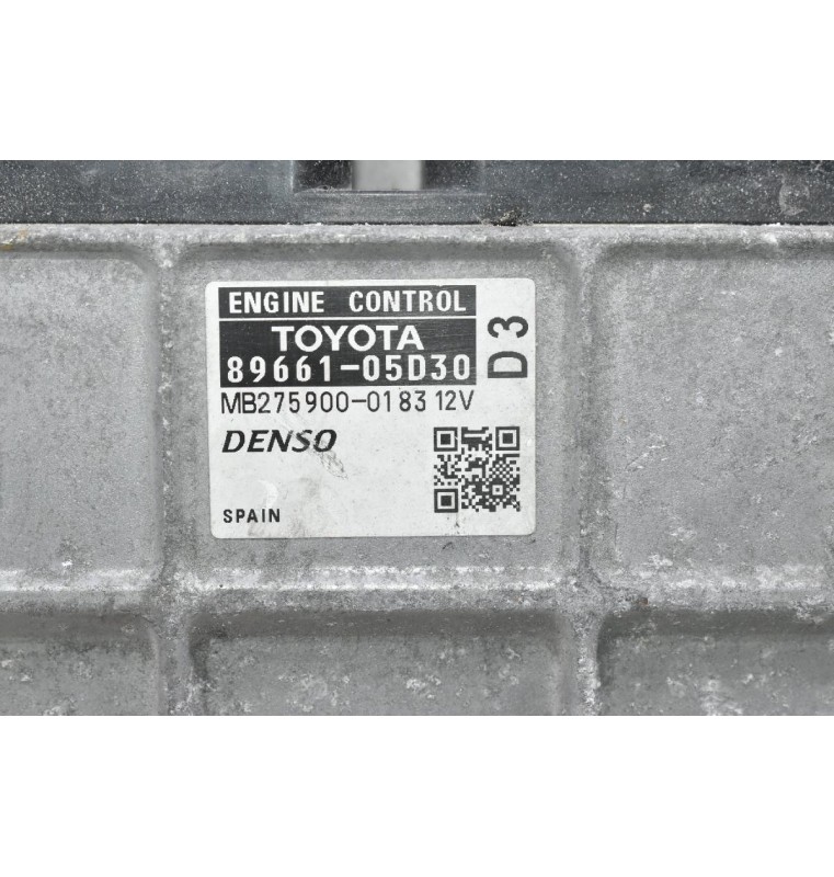 Εγκέφαλος Toyota Avensis 2.0 D4D 2008-2013 89661-05D30 MB275900-0183