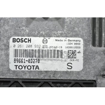 Εγκέφαλος Toyota Yaris 1.0 2006-2012 BOSCH 89661-0D270 0261208932 1039S12559