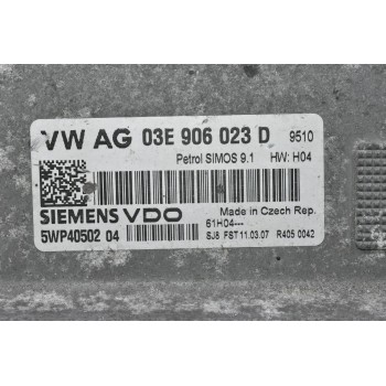 Εγκέφαλος Volkswagen Polo BME 1.6 TDI 2007-2015 SIEMENS 03E906023D 5WP40502 (Seat / Audi / Skoda)