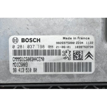 Εγκέφαλος Peugeot 308 2004-2020 9841351080 982675080 0281037198 1039T53739 (Opel / Citroen)