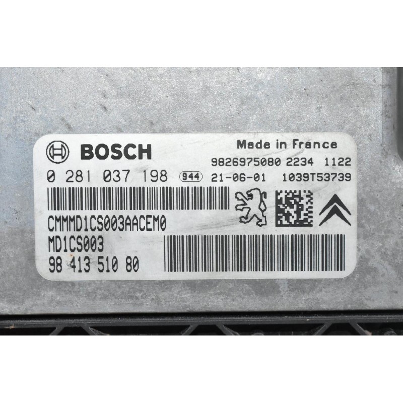 Εγκέφαλος Peugeot 308 2004-2020 9841351080 982675080 0281037198 1039T53739 (Opel / Citroen)