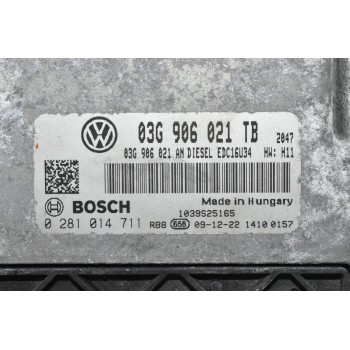 Εγκέφαλος Skoda Octavia 1.9 TDI 2000-2010 03G906021TB 03G906021AN 0281014711 1039S25165