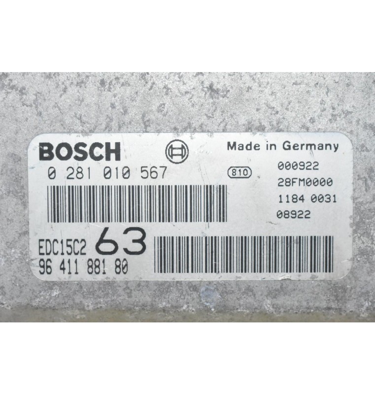 Εγκέφαλος Peugeot 607 2.2 2000-2020 9641188180 0281010567