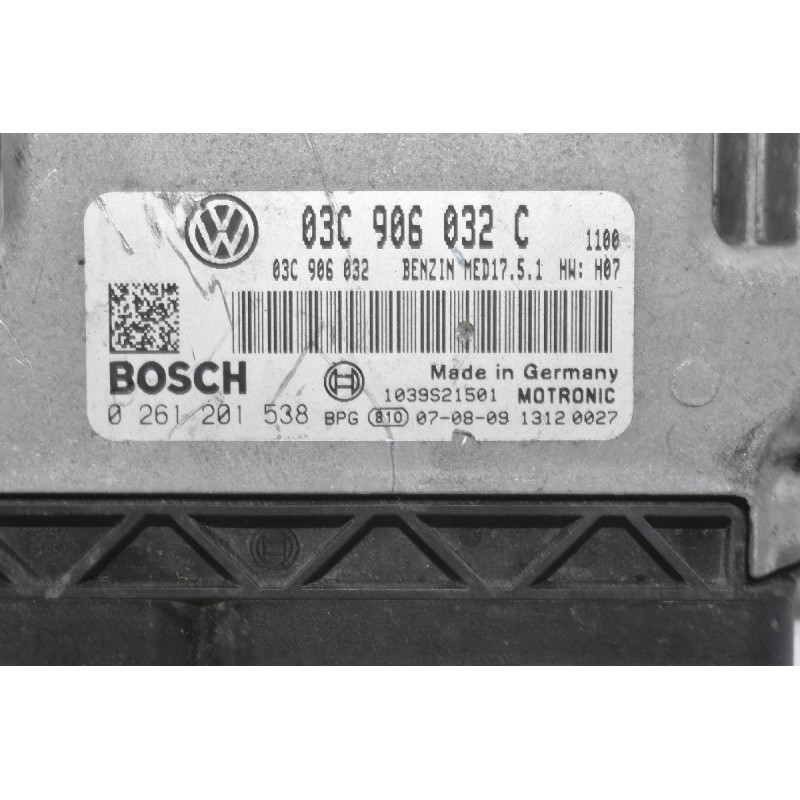 Εγκέφαλος Κινητήρα Volkswagen Golf / Touran / Passat 1.4 TSI 2006-2012 03C906032C 0261201538 17.5.1 1039S24158