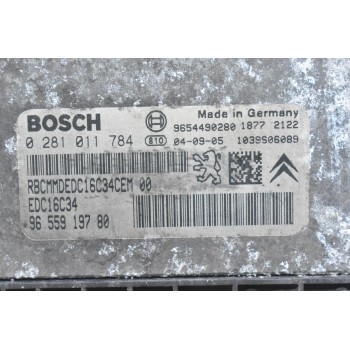 Εγκέφαλος Peugeot 206 1.4 HDI 1998-2007 9655919780 0281011784 9654490280 1039S06089 (Citroen)