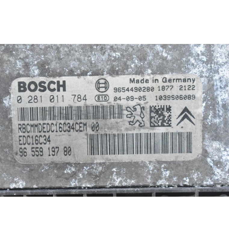 Εγκέφαλος Peugeot 206 1.4 HDI 1998-2007 9655919780 0281011784 9654490280 1039S06089 (Citroen)