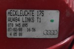 Φανάρι Πίσω Αριστερά Audi A5 / S5 2006-2015 8T0945095 (Γνήσιο)