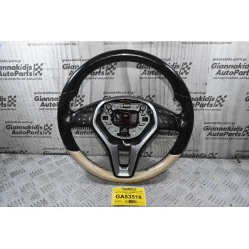 Τιμόνι Με Χειριστήρια Mercedes-Benz W204 S204 C204 2009-2020 A2184608218 (Γνήσιο) (Με Φθόρα)