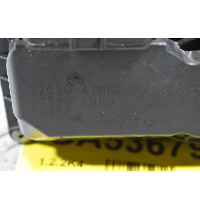 Πεταλούδα Γκαζιού Toyota Auris / Yaris 1NR 1.3 2008-2015 22030-47060