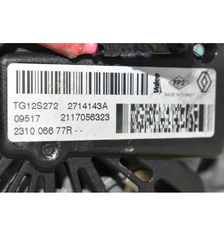 Δυναμός Renault Clio - Captur H5F H4B 2016-2020 231006677R TG12S272 2714143A (Dacia Sandero) (Γνήσιος)