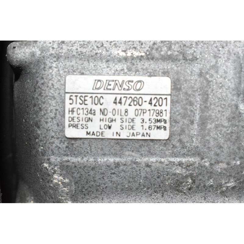 Κομπρεσέρ Aircondition Toyota Auris / Yaris 1NR 1.3 2008-2015 DENSO 447260-4201