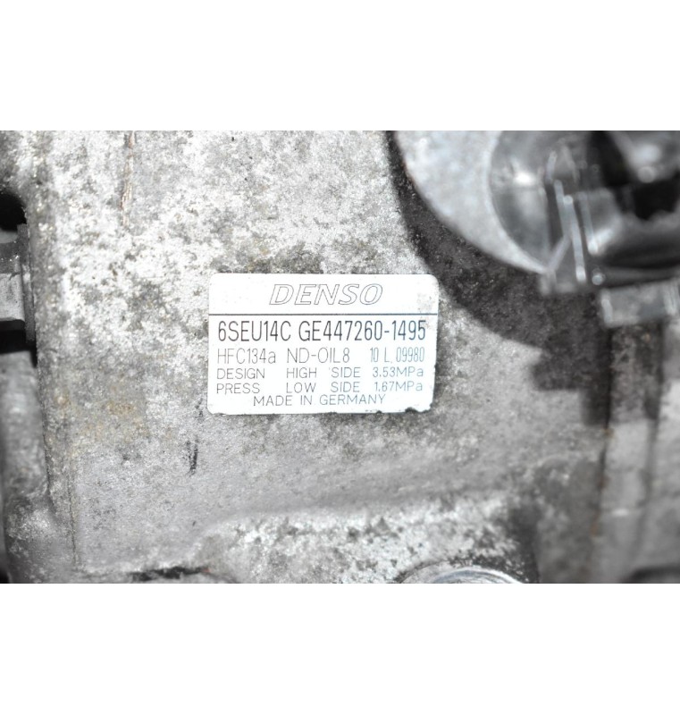 Κομπρεσέρ Aircondition - A/C Κλιματισμός Toyota Corolla 2010-2018 DENSO 447260-1495 E12 1ZR GE447260-1495