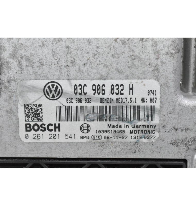 Εγκέφαλος Κινητήρα Volkswagen Golf / Touran / Jetta BLG 1.4 TSI 2006-2012 03C906032H 0261201541 MED17.5.1