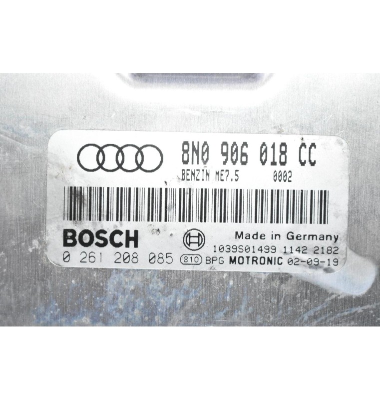 Εγκέφαλος Audi TT 1.8 20VT BAM 1998-2007 8N0906018CC 0261208085