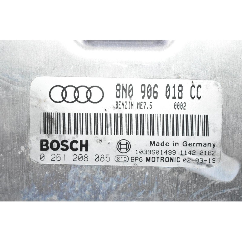 Εγκέφαλος Audi TT 1.8 20VT BAM 1998-2007 8N0906018CC 0261208085