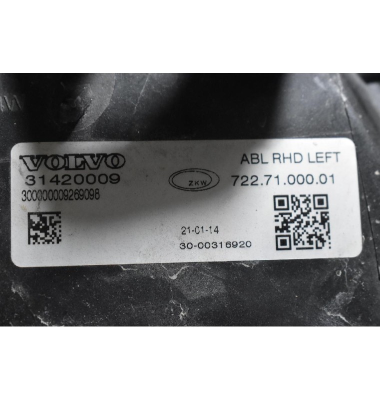Φανάρι Εμπρός Αριστερό Volvo V40 2012-2016 LED 31420009