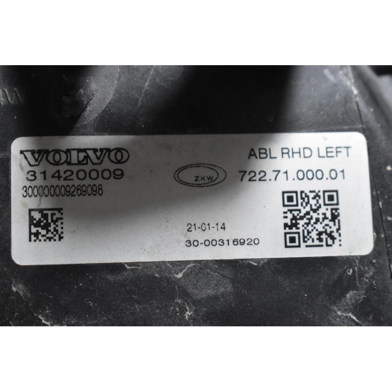 Φανάρι Εμπρός Αριστερό Volvo V40 2012-2016 LED 31420009