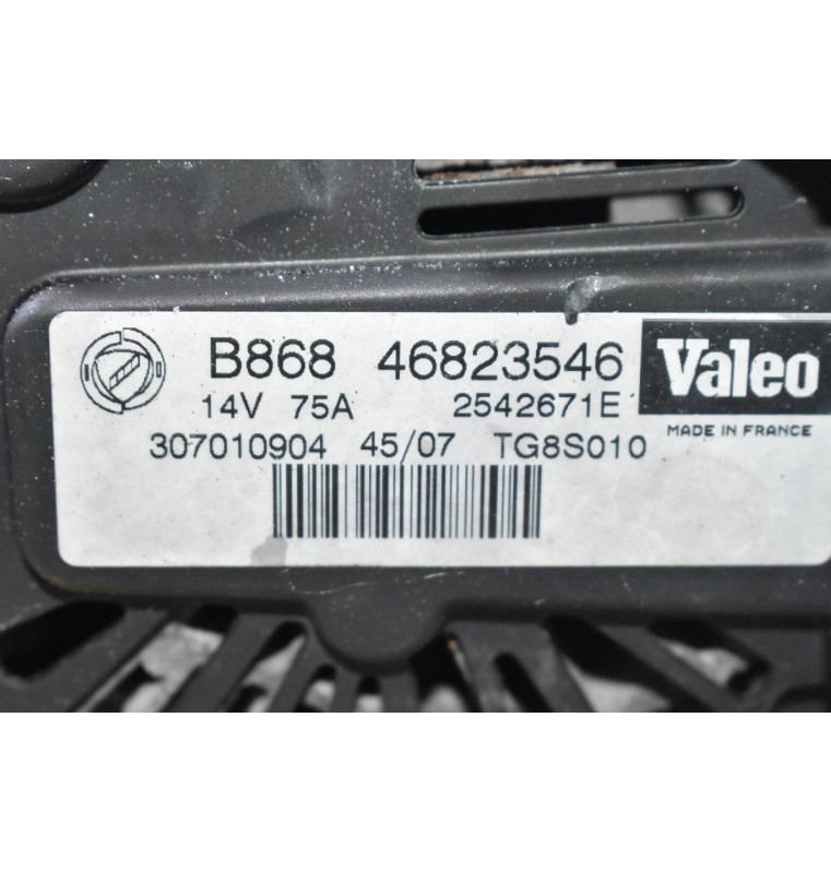 Δυναμό Fiat Punto - 500 - Doblo 1.3 JTD 199A2000 2006-2012 46823546 307010904 2542671E (Fiorino)