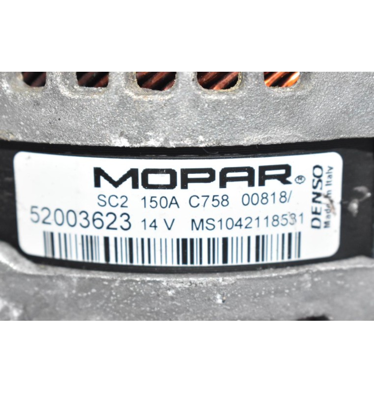 Δυναμό Fiat Doblo 1.6D Multijet 198A3000 2009-2014 52003623 MS1042118531 150A