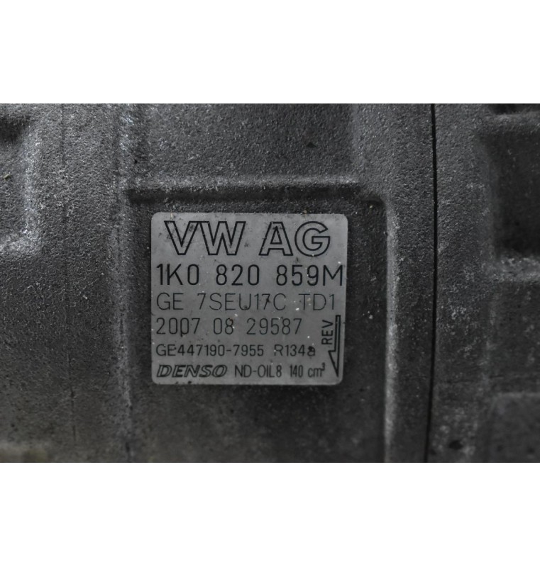 Κομπρεσέρ Aircondition Volkswagen Golf IV 1.4 TSI BMY 2008-2013 DENSO 1Κ0820859Μ GE447190-7955 (Seat / Audi / Skoda)