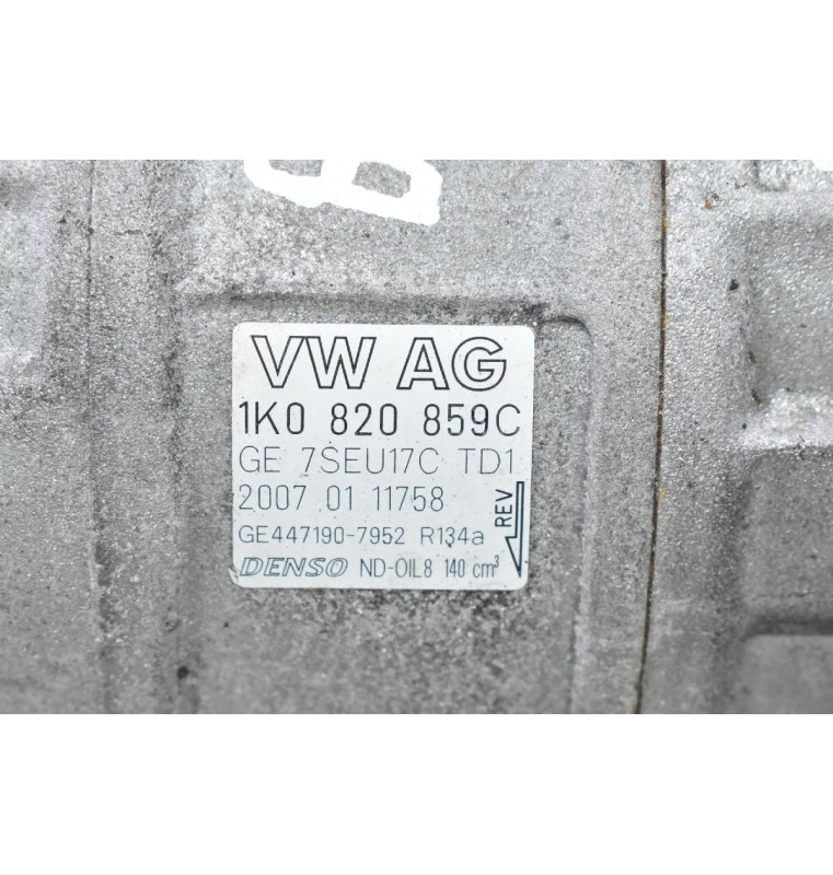 Κομπρεσέρ Aircondition - A/C Κλιματισμός Volkswagen Golf BLG 2002-2010 DENSO 1K0820859C
