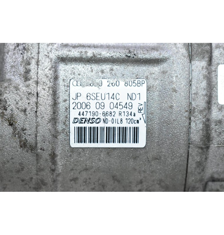 Κομπρεσέρ Aircondition - A/C Audi A4 2.0 TFSI BWE 2005-2010 DENSO 8E0260805BP 44190-6682