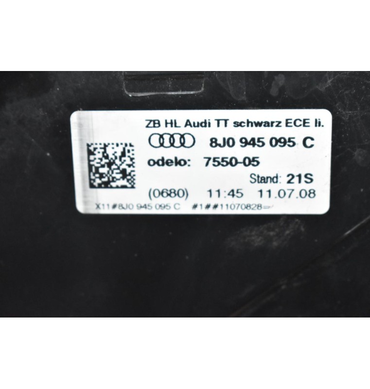 Φανάρι Πίσω Αριστερό Audi TT 2006-2014 8J0945095C (Γνήσιο)