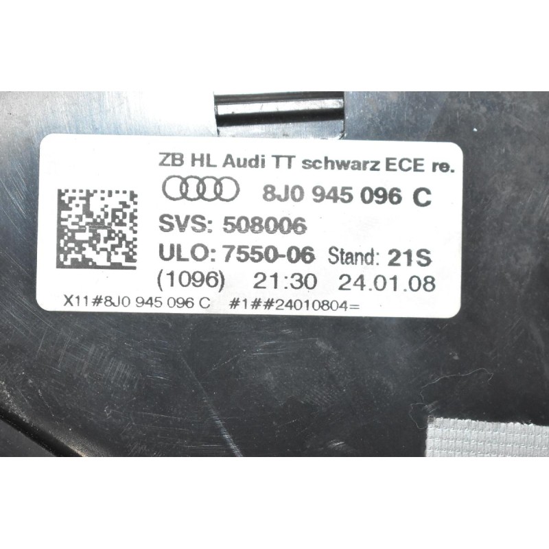 Φανάρι Πίσω Δεξιά Audi TT 2006-2014 8J0945096C (Γνήσιο)