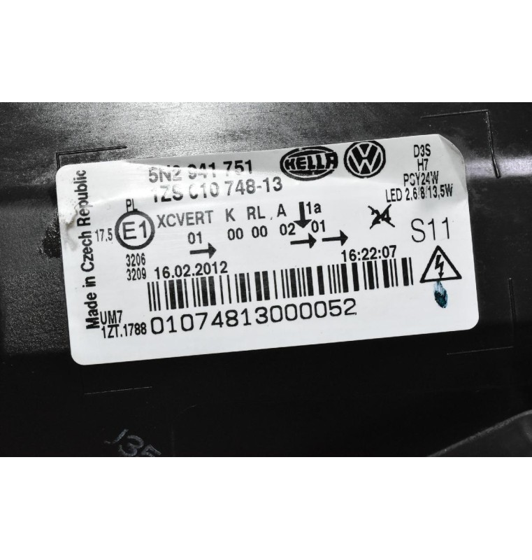 Φανάρι Εμπρός Αριστερά Volkswagen Tiguan R-Line (Xenon / LED) 2011-2018 5N2941751 8K0941597C 4H0941329 (Γνήσιο)