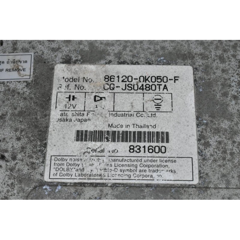 Ράδιο-CD Toyota Hilux KUN 2004-2006 86120-0K050
