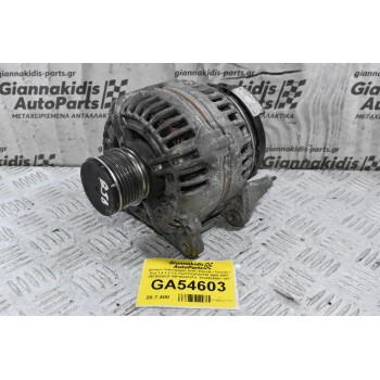 Δυναμό Volkswagen Golf / Passat / Touran / Eos 1.4 1.8 2.0 TSI/TFSI/FSI/TDI 2000-2007 06F903023F 06F903023FX  0124525091 14V 140A (Audi A1 A3 / Seat Leon Altea / Skoda Octavia Fabia)