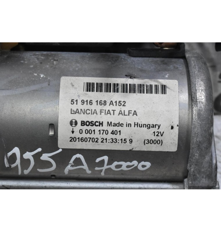 Μίζα Alfa Romeo Mito / Giulietta 1.4 Turbo MultiAir 120A 955A7000 2009-2014 (Γνήσια) 51916168 A152 0001170401 (Fiat Punto 500 Tipo Bravo / Jeep Renegate)