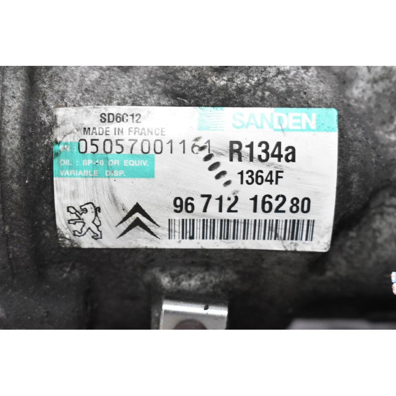 Κομπρεσέρ Aircondition - A/C Κλιματισμός Peugeot 207 208 308 Partner 508 2005-2012 9671216280 (Citroen C3 Picasso Berlingo C4 Grand Picasso DS3)