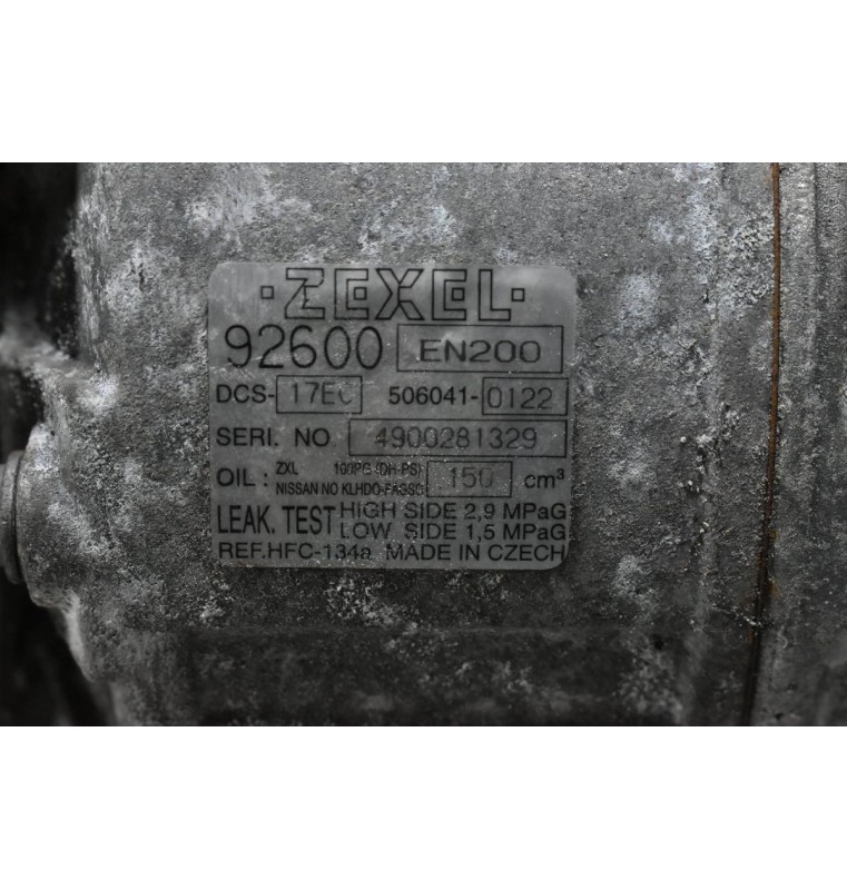 Κομπρεσέρ Aircondition - A/C Nissan Qashqai 2.0 MR20 2007-2012 92600-EN200