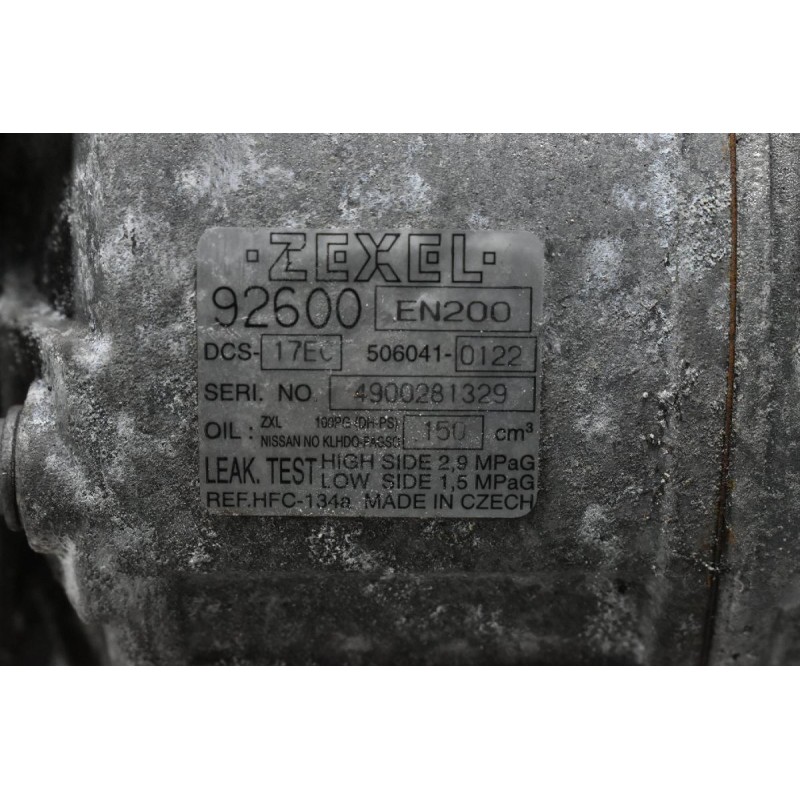 Κομπρεσέρ Aircondition - A/C Nissan Qashqai 2.0 MR20 2007-2012 92600-EN200