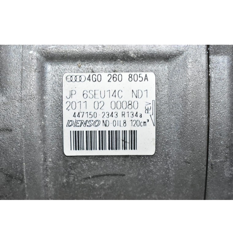 Κομπρεσέρ Aircondition Audi A6 / A7 CHV 2.8 FSI 2011-2016 4G0260805A 447150-2343 (Γνήσιο)