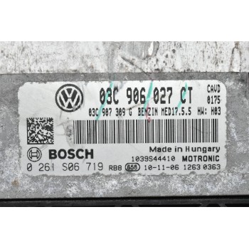 Εγκέφαλος Volkswagen Scirocco / Golf / Polo 1.4 TSI CAVD CTHD 2008-2015 BOSCH 03C906027CT 0261S06719 03C907309G (Seat Ibiza)