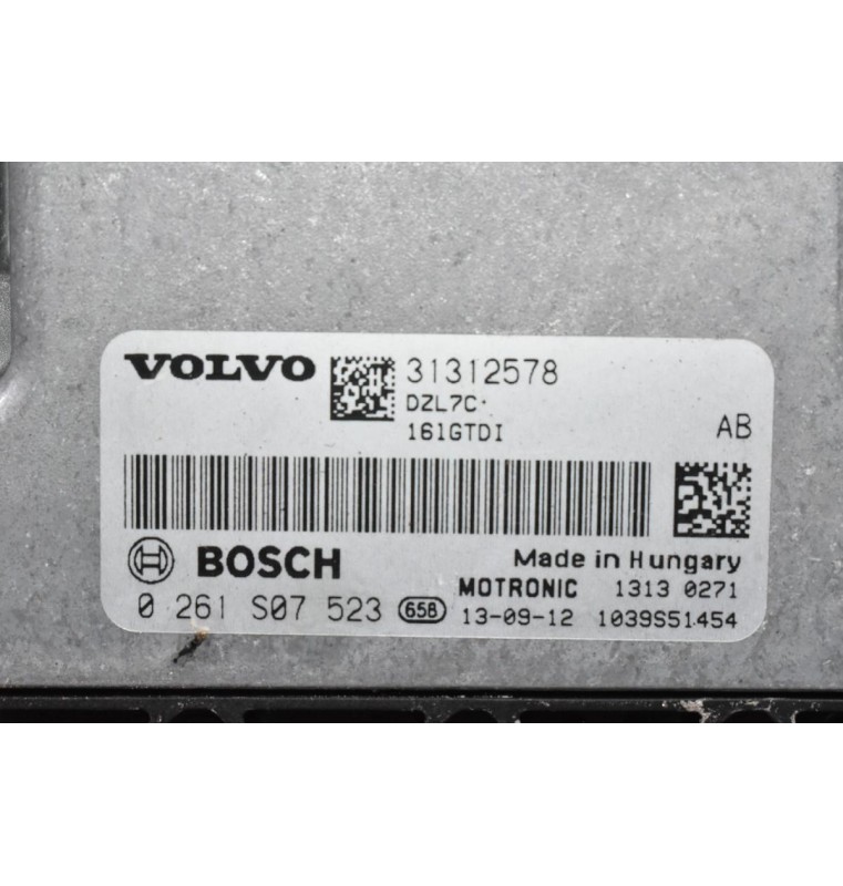 Εγκέφαλος Volvo V40 V60 S60 V70 B4164T / D4164T 2012-2019 BOSCH 31312578 0261S07523