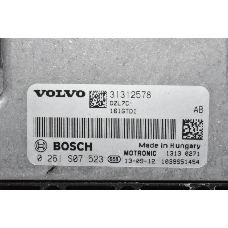 Εγκέφαλος Volvo V40 V60 S60 V70 B4164T / D4164T 2012-2019 BOSCH 31312578 0261S07523
