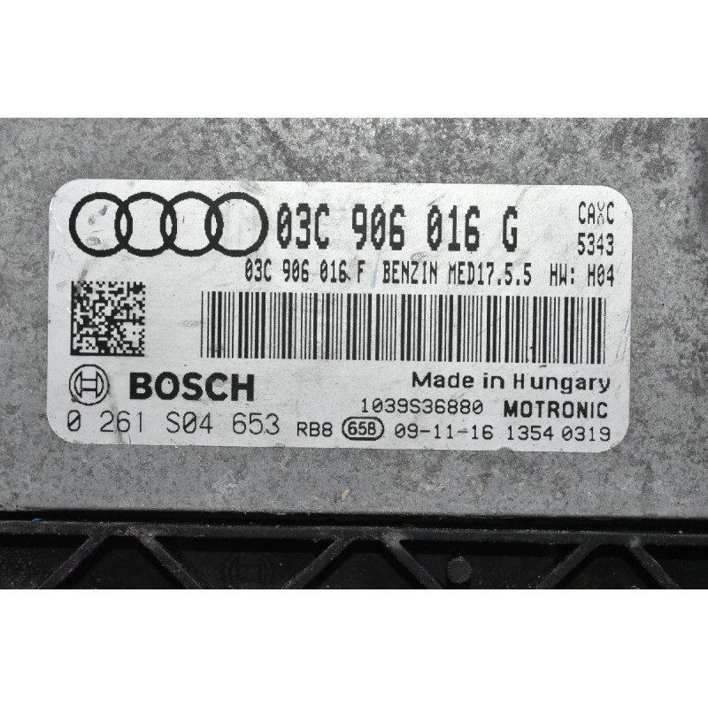 Εγκέφαλος Κινητήρα Volkswagen Golf / Jetta 1.4 CAX TSI 2005-2013 BOSCH 03C906016G 0261S04653 03C906016F (Audi A3 / Skoda Octavia / Seat Leon)
