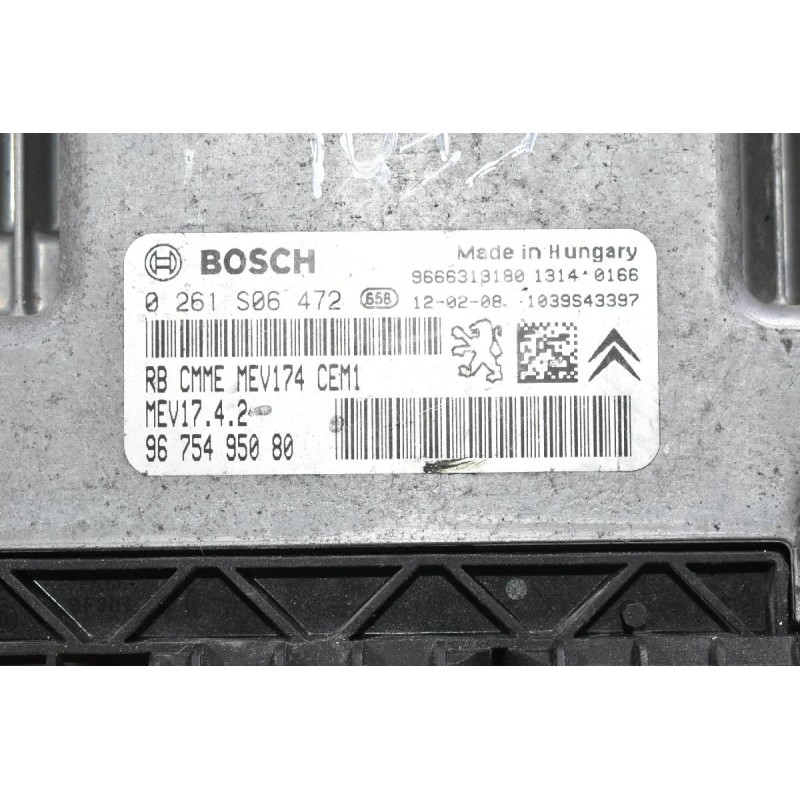 Εγκέφαλος Peugeot 308 / 207 / 3008 5F01 5FW EP6 2005-2022 9675495080 0261S06472 9666319180 (Citroen C4 C3)