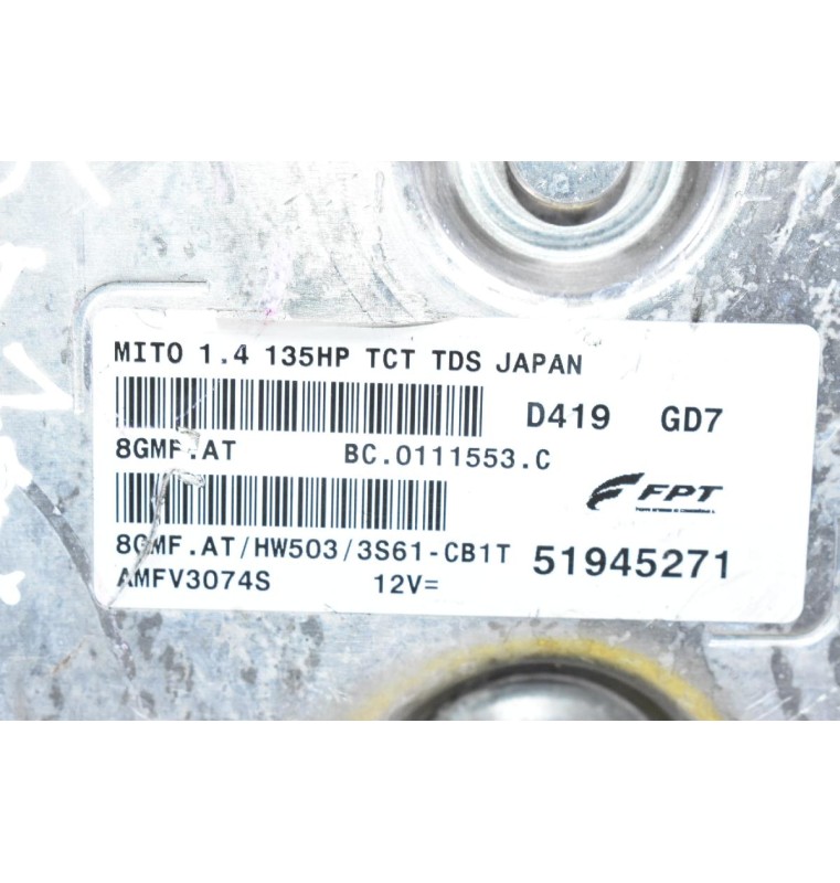 Εγκέφαλος Alfa Romeo Mito 1.4 Turbo MultiAir 120A 955A7000 2009-2014 (Γνήσια) 51945271 (Fiat Punto Evo -500 / Lancia Ypsilon - Delta)