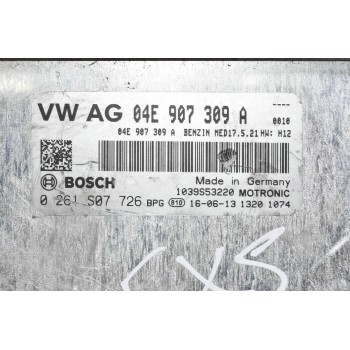 Εγκέφαλος Volkswagen Polo Golf Jetta 1.2 / 1.4 TFSI CXS 2012-2020 04E907309A 0261S07726 (Seat Leon Ibiza Toledo / Skoda Octavia / Fabia) (CMBA CXSA CHPA CPTA CJZB CJZ)
