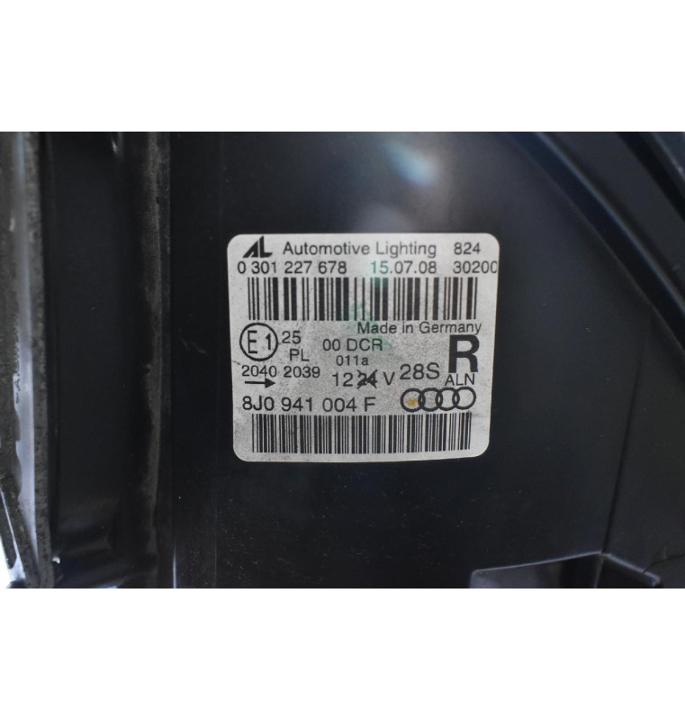 Φανάρι Δεξιά Audi TT 2006-2015 (Γνήσιο) 8J0941004F 0301227678 1307329193