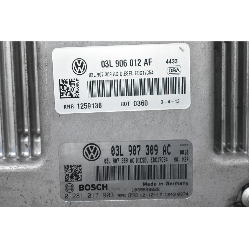 Εγκέφαλος Volkswagen Amarok 2010-2020 03L907309AC 0281017903 1039S48628