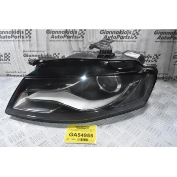 Φανάρι Εμπρός Δεξιά Audi A4 2008-2012 8K0941004Q 8K0941597C 8K0907472A (Γνήσιο) (Xenon / LED)
