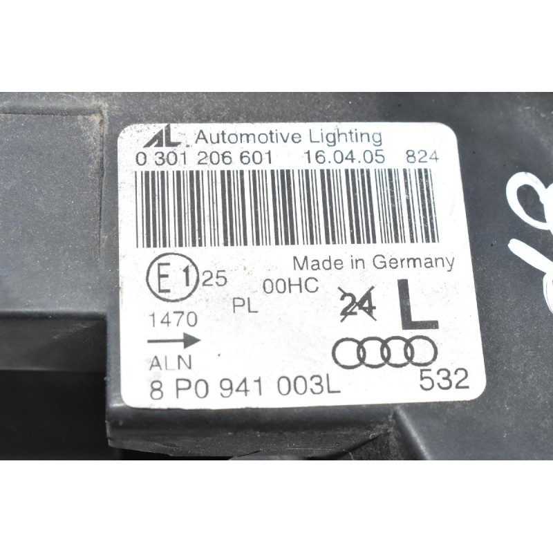 Φανάρι Εμπρός Αριστερά Audi A3 2003-2007 8P0941003L (Γνήσιο)