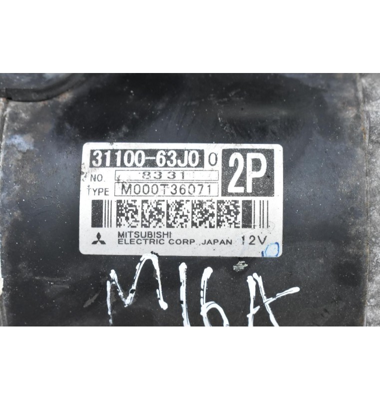 Μίζα Suzuki Swift SX4 Jimny Liana Wagon R+ Ignis 1.6 1.5 1.3 M16A M13A M15A 2006-2014 (Γνήσια) 31100-63J00 M000T36071 (Fiat Sedici Opel Agila)