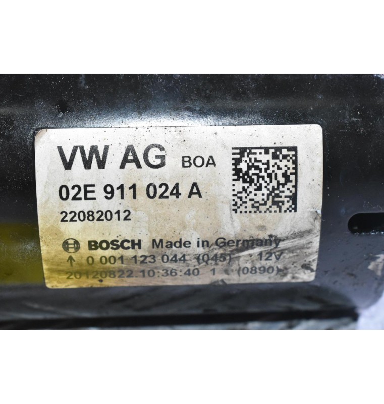 Μίζα Volkswagen Transporter T5 Golf Passat Beetle Jetta 2.0 TDI / TFSI 2010-2017 02E911024A (Audi A3 TT Q3 / Skoda Octavia) CJA CVC CFGB CBBB CDMA CRUA CDLF CDLC CUPC BMM AZV BKD