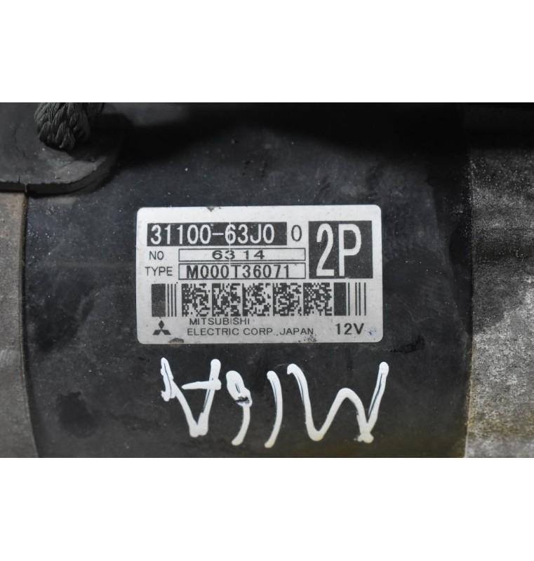 Μίζα Suzuki Swift SX4 Jimny Liana Wagon R+ Ignis 1.6 1.5 1.3 M16A M13A M15A 2006-2014 (Γνήσια) 31100-63J00 M000T36071 (Fiat Sedici Opel Agila)